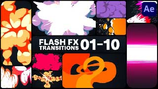 Flash FX Transitions for After Effects