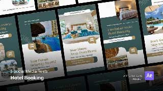 Social Media Reels-Hotel Booking After Effects Template