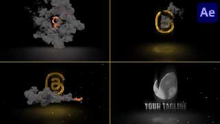 Fire and Smoke Logo Reveal for After Effects