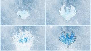 Snow Frost Winter Ice Breaking Logo