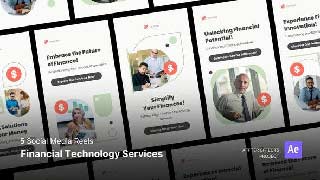 Social Media Reels-Financial Technology Services After Effects Template