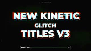 Kinetic Glitch Titles v3  AE