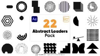 Abstract Loaders Pack For After Effects