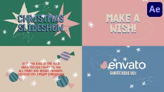 Hand Made Christmas Slideshow for After Effects