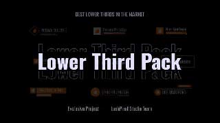 Modern Logo Lower Thirds