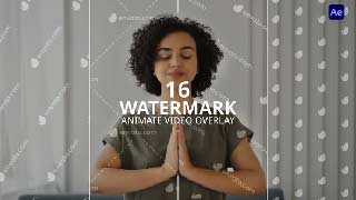 Animate Watermark Video Overlay