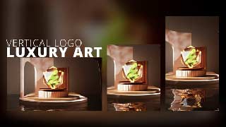 Vertical Logo Luxury Art