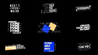 Typography Titles